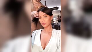 Maya Jama: Teen Awards dressing room GIF 01 #3