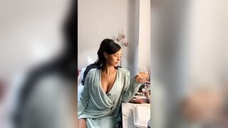 Maya Jama: Teen Awards dressing room GIF 02 #2