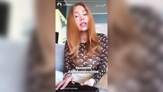 Palina Rojinski: Palina instastory spreitzt die beine #2