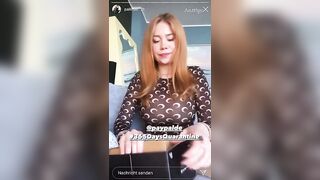 Palina Rojinski: Palina instastory spreitzt die beine #4