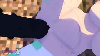 Minecraft Porn: Amber x Horse #3