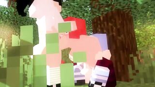 Minecraft Porn: Girl Pounded by Futa #4