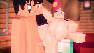 Minecraft: Jenny getting fucked #2