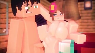 Minecraft: Jenny getting fucked #3