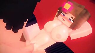 Minecraft: Jenny getting fucked #4