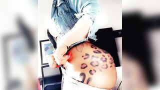 So she fucked around and got herself tatted