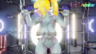 Smash Brothers: Samus riding her dildo fast #2