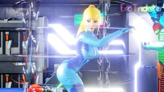 Smash Brothers: Samus riding her dildo fast #4