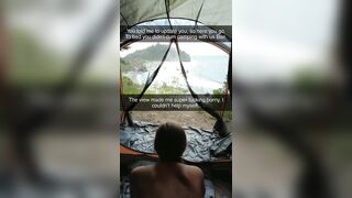 Snapchat: I wish I would have went camping #2