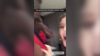 Snapchat: he is gonna ruin her pussy #2