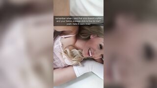 Snapchat: She finally tried a bigger cock... #1