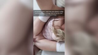 Snapchat: She finally tried a bigger cock... #2