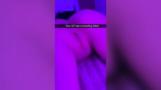 Snapchat: Her boyfriend doesnt have thick enough sperm for her #3