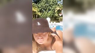 Sofia Jamora: Booty view by the pool #3