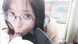 Soft Suck: Perfect Japanese public blowjob... #2