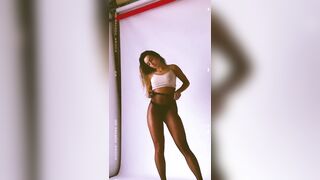 Sommer Ray: In fishnet for a photoshoot #3