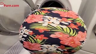 Stepmom: Stuck big ass fucks Stepmom in the washing machine #2