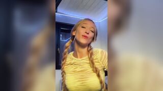 Sophia Diamond: Sophia singing Shakira see-thru #4