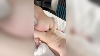 I love the way her pussy spreads after she’s been stretched by my BWC! ????