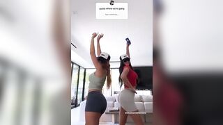 Stassie: Big Ass in grey, with Kelsey #4