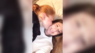 Straight Girls Playing: Kiss and peck #2