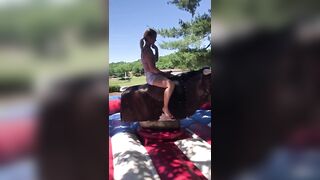 MMA Babes: Laura 'Fancy' Sanko - Bull Riding #2