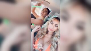 MMA Babes: Bellator ring girl Kamalani Pico (orange bra) #2