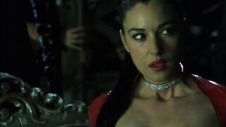 Monica Bellucci: Monica Bellucci Cleavage from The Matrix Revolutions - Full Screen #4