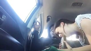 Big Cocks: Sucking that big fat cock on the backseat #2