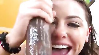 Closeup Sloppy Blowjob