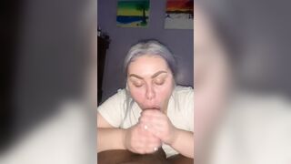 Loves sucking my Black Dick