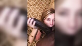 Big Cocks: Had to suck the balls because the dick don't fit in her mouth #2