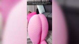 PAWG yoga mom lets son fuck her in all sorts of positions after catching him filming her ass