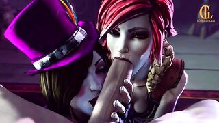 Moxxi: Lilith and Moxxi share a cock #3