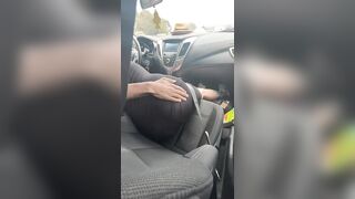 Multitaskers: I love watching my girl suck her boyfriend off in the car!  MILF #3