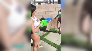 water gun play