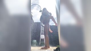 Troy Francisco outdoor shower sex