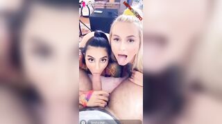 Double Blowjob: Lena The Plug And Natalia Starr