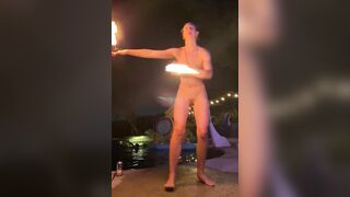 Naked Girls Dancing: My first time fire dancing #2