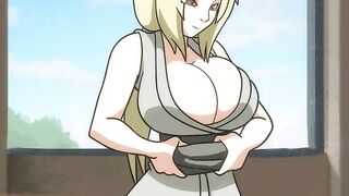 Tsunade getting undressed