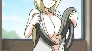 Naruto: Tsunade getting undressed #2