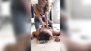 Natalie Alyn Lind: Back massage. #4