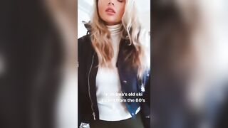 Natalie Alyn Lind: Cool Jacket #1