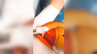 Naughty Nerd Girls: Jinkies!! Nerdy Velma playing in her pussy♥️♥️ what do you think? #3