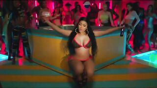 Nicki Minaj: Megatron - all the black bikini shots #2