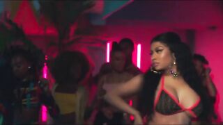 Nicki Minaj: Megatron - all the black bikini shots #3