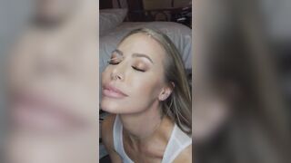 Nicole Aniston: Nicole takes a huge facial ♥️♥️ #2