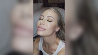 Nicole Aniston: Nicole takes a huge facial ♥️♥️ #3