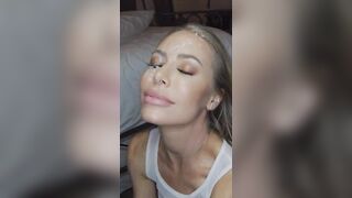 Nicole Aniston: Nicole takes a huge facial ♥️♥️ #4