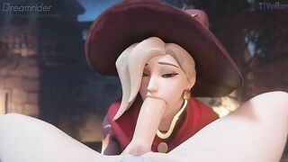 Mercy: Witch Mercy blowjob #2